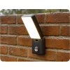 Zahradní LED svítilna s pohybovým senzorem ENID 10W, 800lm, IP65, černá [AD-OP-6605BLPMR4]