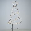 LED vnější dekorace stromek 85xLED, časovač, 68cm 3xAA [1V290]