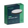 LED svítilna 18W, 1830lm, kulatá, černý rám, 1+1 zdarma!