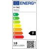 LED svítilna 18W, 1830lm, kulatá, černý rám, 1+1 zdarma!