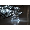 16571 10 solight led vanocni retez hvezdy 20 led 3m privod 3m ip20 bily
