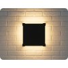 LED nástěnné svítidlo VERTO 10W, 1200lm, CCT, hranaté, černé [SLI003072CCT_PW]