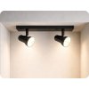 LED stropní interiérové ​​svítidlo 2xGU10, RIO, černé [AD-OP-6430BGU10]