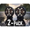 LED PRACOVNÍ SVĚTLO + POZIČNÍ X-SPIDER 18W, 1700LM, IP67/2-PACK! [L0196]