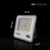LED reflektor 50W, 4000lm, CCT změna barvy, CREE CHIP, černý, 1+1 zdarma!