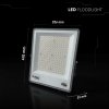 LED reflektor 200W, 16450lm, CCT změna barvy, CREE CHIP, černý, 1+1 zdarma!