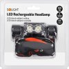LED čelová nabíjecí svítilna 650lm, 5 módů [WN41]