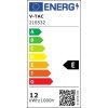 LED nástěnné svítidlo 11W, 1360lm, čtverec, šedé