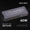 Napájecí zdroj pro LED 60W, 12V, 5A, IP67