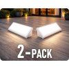 LED nástěnné svítidlo 20W, 2045lm, IP65, bílé/2-PACK!