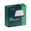 LED svítidlo 48W, 5160lm, čtvercové, černý rám