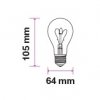 E 27 LED FILAMENT RETRO ŽÁROVKA 3W,A60 (Barva světla Teplá bílá)