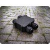 Voděodolné pouzdro pro spojování kabelů Ø8-12mm², černé, IP68