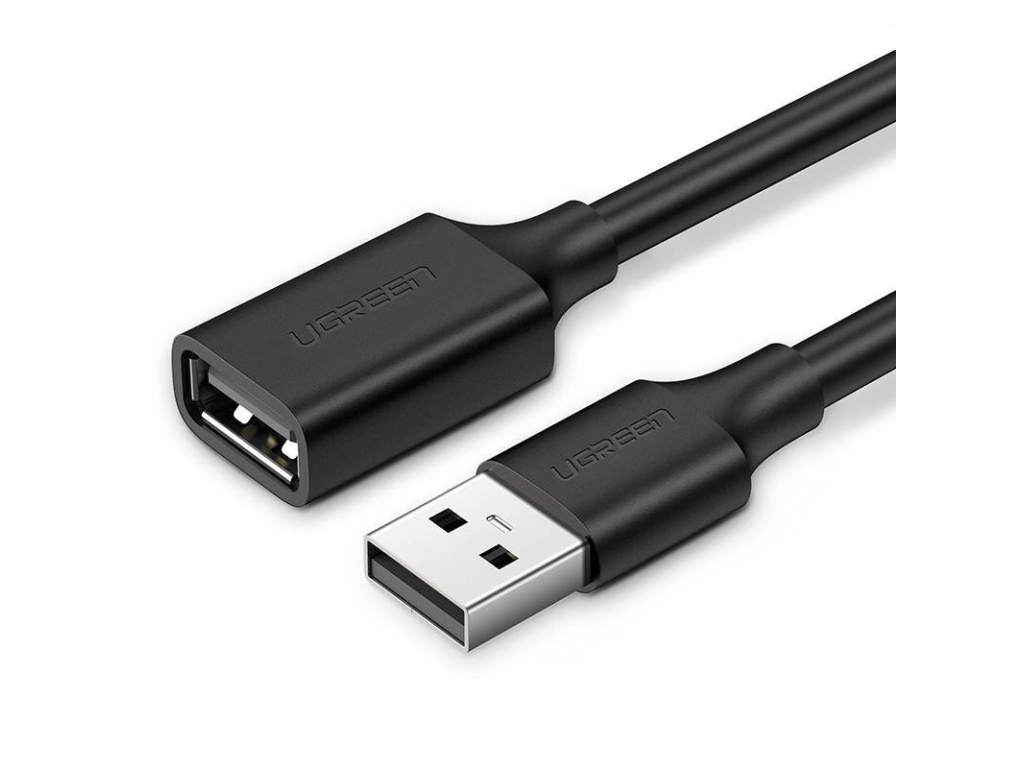 UGREEN USB 2.0 predlžovací kábel 1m, čierny [10314] - LEDAKCIA.sk