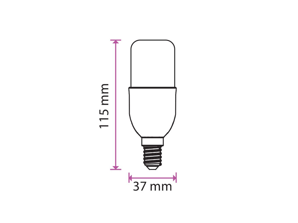 E27 LED ŽIAROVKA 9W, T37 + Zdarma záruka okamžitej výmeny !