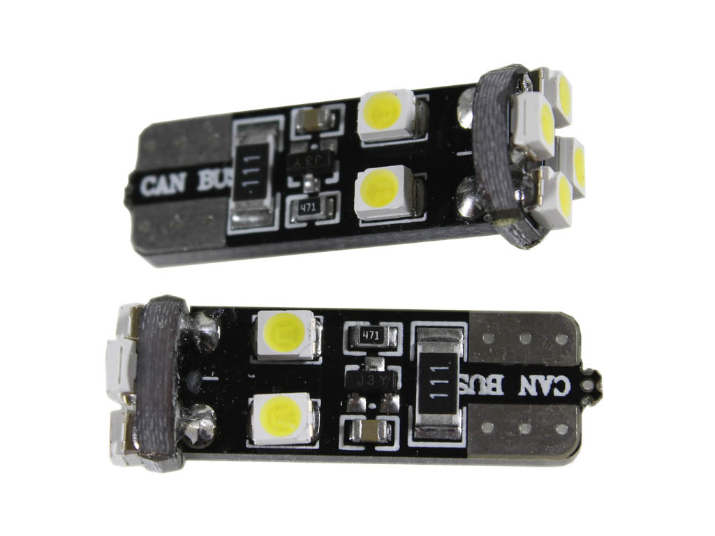 LED AUTOŽIAROVKA T10, 8 x led, canbus