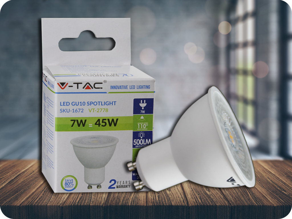 GU10 LED Žiarovka 7W