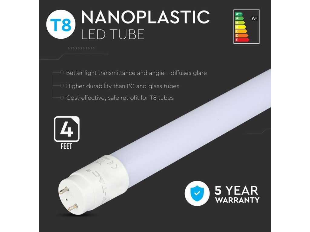 LED TRUBICA T8, 18W, 120 CM, G13, (1700 LM), SAMSUNG CHIP- ZÁRUKA 5 ROKOV!