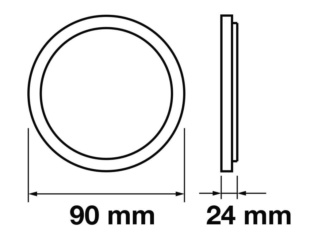 LED PANEL 6W, 420lm + Zdarma záruka okamžitej výmeny !