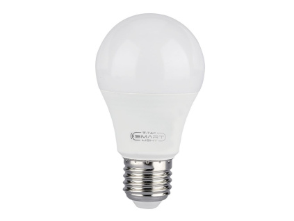 WiFi LED žiarovka E27, 10W, 806lm, A60, Amazon Alexa + Google Home,  RGB+WW+CW