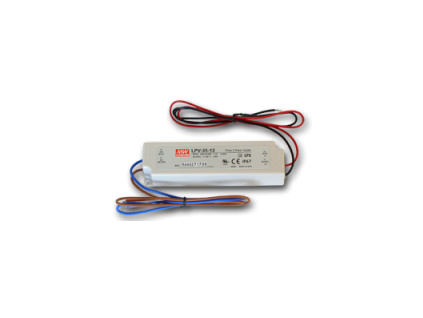 MEAN WELL NAPÁJACÍ ADAPTÉR PRE LED aplikácie, 36W/3A