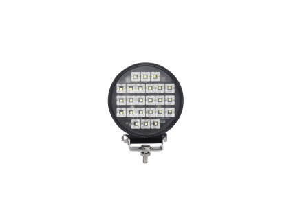 LED pracovné svetlo s vypínačom, okrúhle, 24W, 3600LM, 24xLED, 12/24V [L0157]
