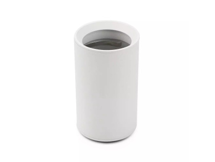 Prisadené stropné svietidlo GU10, okrúhle, biele