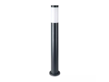 LED záhradné svietidlo 1xE27, 80cm, IP44, tmavosivé