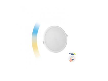 Smart vstavaný LED panel 12W, 1150lm, CCT+DIM, okrúhly [SLI038016CCT]