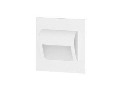 Schodiskové LED svietidlo Drako 1,5W, 30lm, 12V, biele, 6000K [AD-OS-6164L6/W]