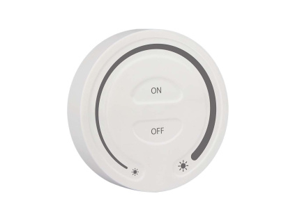 Dotykový stmievač pre JEDNOFAREBNÉ pásy (pre jednotky SKU 2911 - osobitne) 2xAAA biely