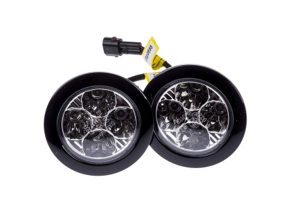 Einparts LED svetlo pre denné svietenie OSRAM LED 2x4W 2x400LM 6000K 9V-32V [409O]