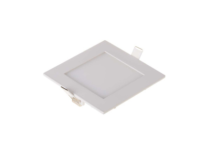 LED vstavaný panel s napájacím zdrojom 6W, 490lm, štvorec