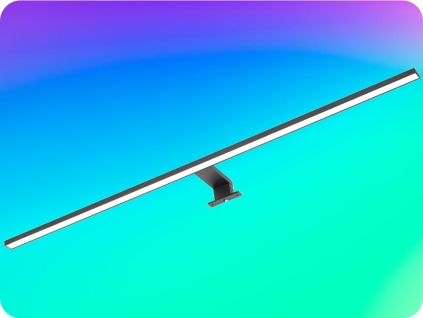 LED kúpeľňové svietidlo nad zrkadlo, 18W, IP44 [AD-OM-6209L4/B]