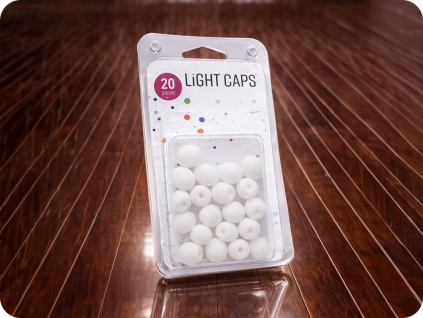 LIGHT CAPS®  biele, 20ks v balení