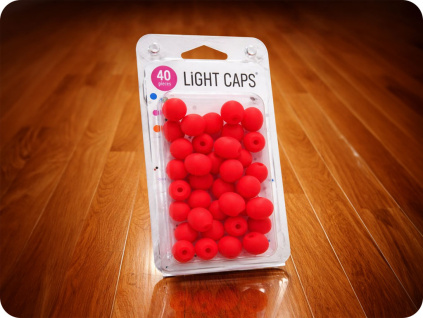 LIGHT CAPS® červené, 40ks v balení