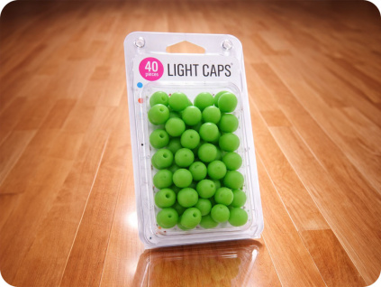 LIGHT CAPS® zelené, 40ks v balení
