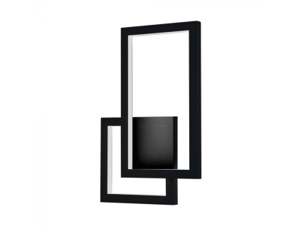 LED nástenné svietidlo 20W 2400LM  čierne IP20
