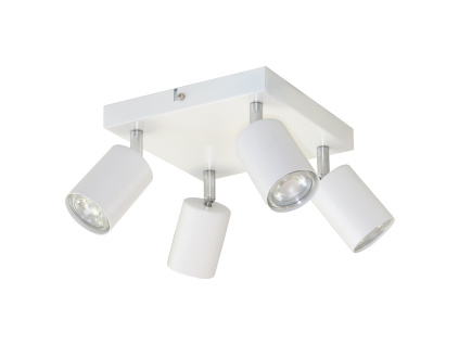 Stropné interiérové svietidlo DOA 4xGU10 biele IP20 [AD-OP-6348WGU10]