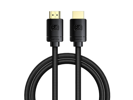 eng pl Baseus High Definition Series HDMI 2 1 cable 8K 60Hz 3D HDR 48Gbps 1m black 20528 1