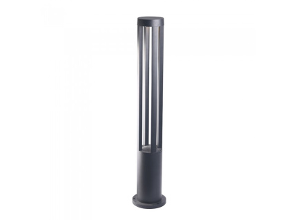 Záhradné svietidlo sivé 10W, 80 CM, 1000LM, IP65