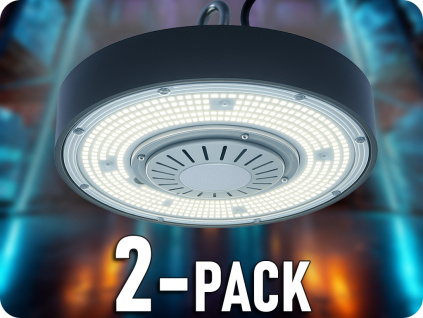 LED Highbay 100W, 18500lm Meanwell Driver, stmievateľný 1-10V, IP65/2-PACK!