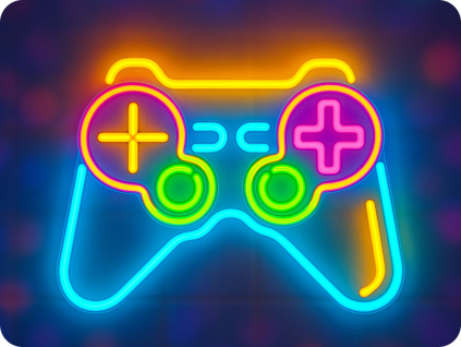 Neolia Neon LED dekorácia JOYSTICK viacfarebná, stmievateľná, USB [RTV100475]