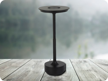 LED line® stolná lampa CAMELIA 2,5W, 250lm, CCT, nabíjateľná, 2x2000mAh, čierna [204423]