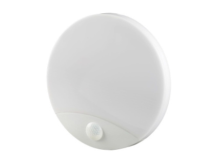 Nástenné LED svietidlo s PIR senzorom 15W, 1300lm, IP44, zmena farby svetla 3000/4000/6000K