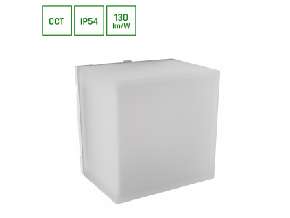 Spectrum LED vonkajšie nástenné svietidlo SCATOLLO 5W, 400lm, CCT, IP54 [SLI003036CCT_PW]