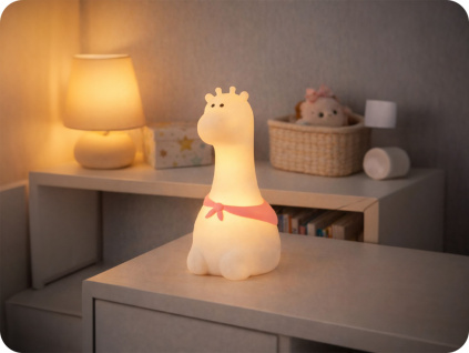 Nočná lampa žirafa 1W, RGB+3000K [MW20772]