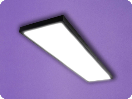 LED line LED prisadený panel Backlit 2in1, 40W, 4000lm, 4000K, 120x30cm, čierny [203952]