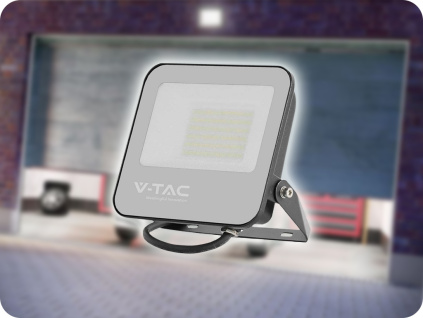 LED reflektor vysokosvietivý 50W, 8000lm, IP65, 4000K