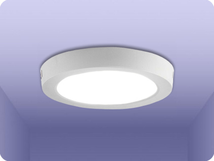 LED prisadený panel s napájacím zdrojom 18W, Samsung chip,  okrúhly